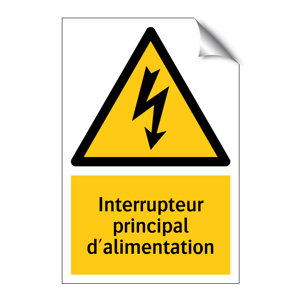 Interrupteur principal d'alimentation