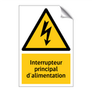 Interrupteur principal d'alimentation