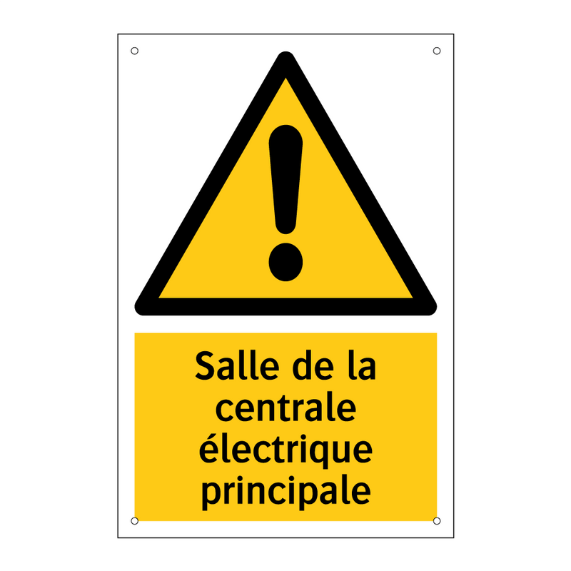 Salle de la centrale électrique principale