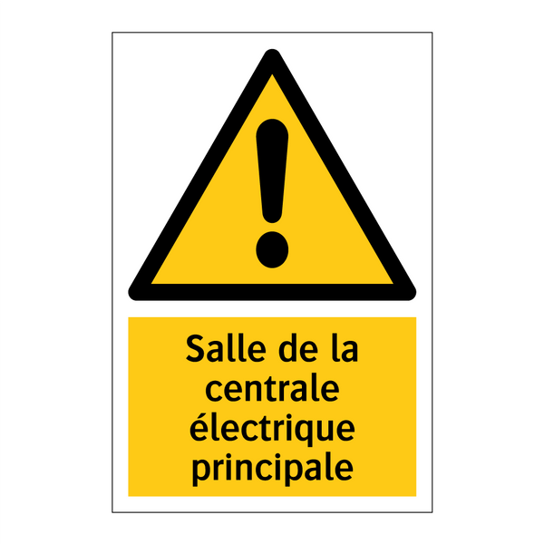 Salle de la centrale électrique principale