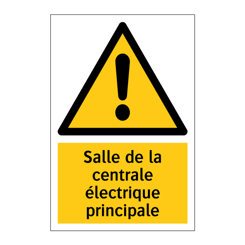 Salle de la centrale électrique principale