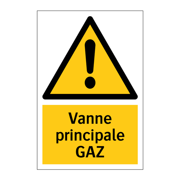 Vanne principale GAZ