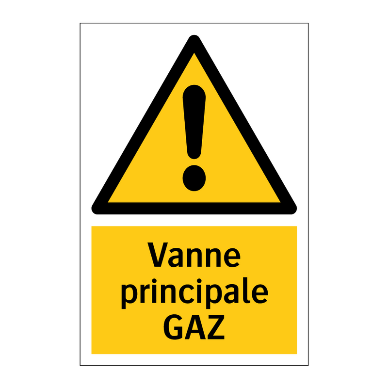 Vanne principale GAZ