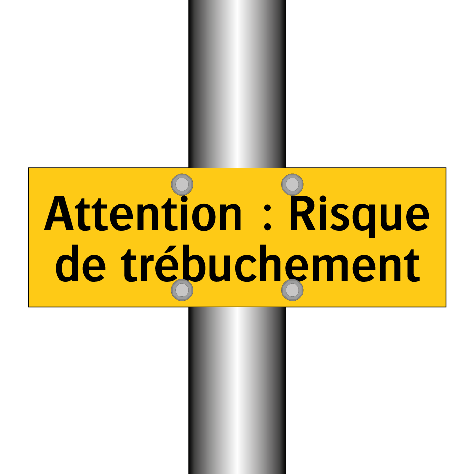 Attention : Risque de trébuchement
