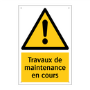 Travaux de maintenance en cours