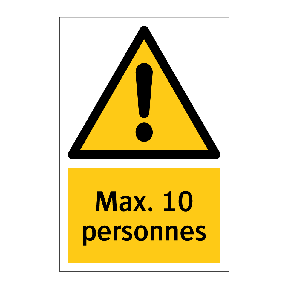 Max. 10 personnes