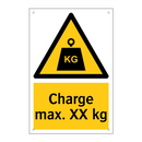 Charge max. XX kg