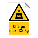 Charge max. XX kg