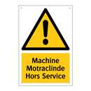 Machine Motraclinde Hors Service