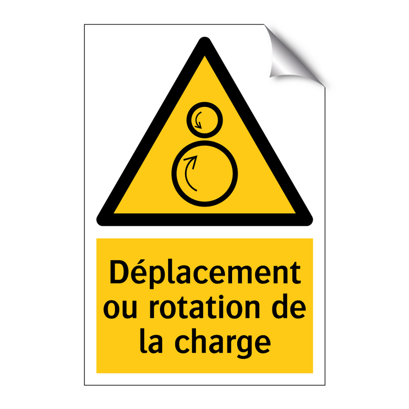 Déplacement ou rotation de la charge