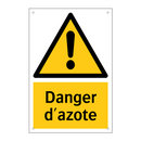 Danger d'azote