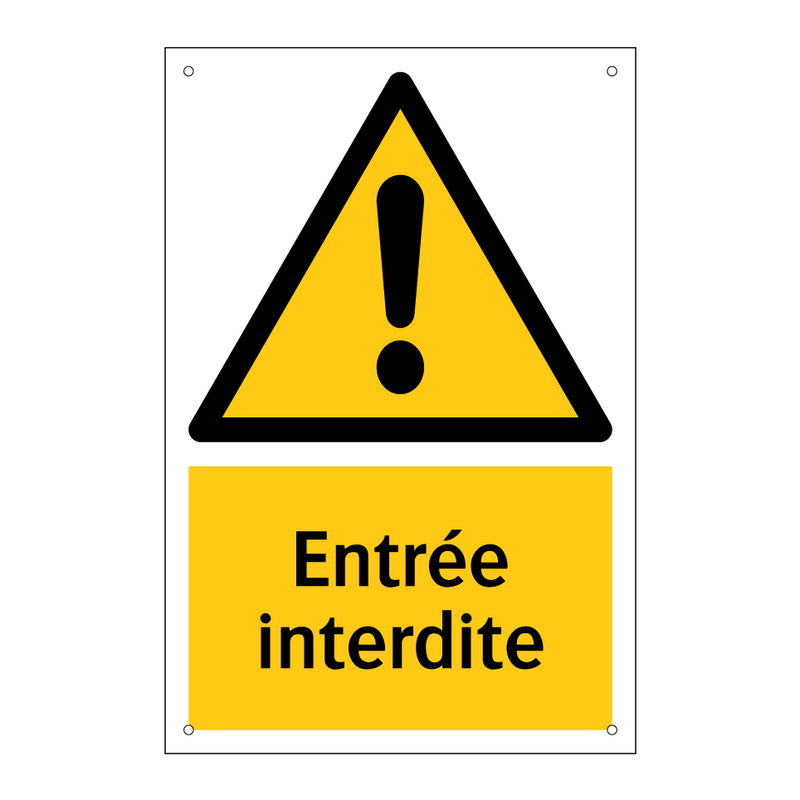 Entrée interdite