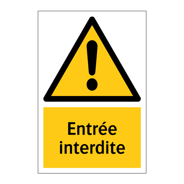 Entrée interdite