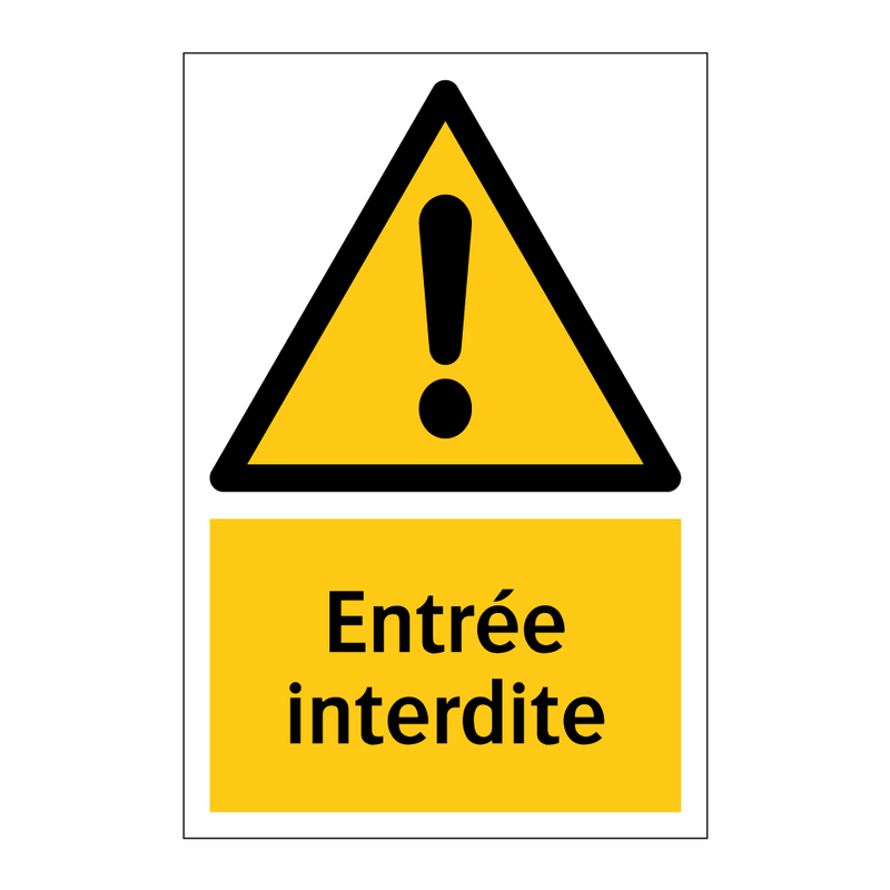 Entrée interdite