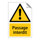 Passage interdit