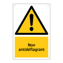 Non antidéflagrant