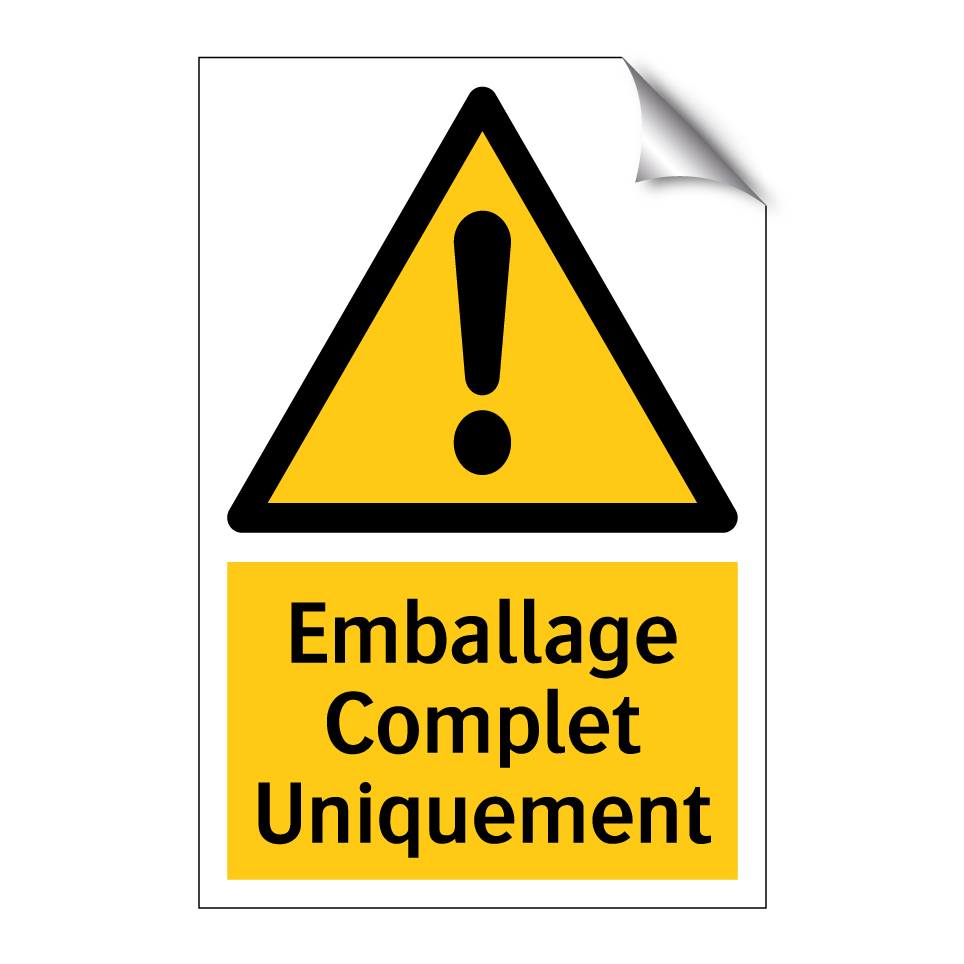 Emballage Complet Uniquement