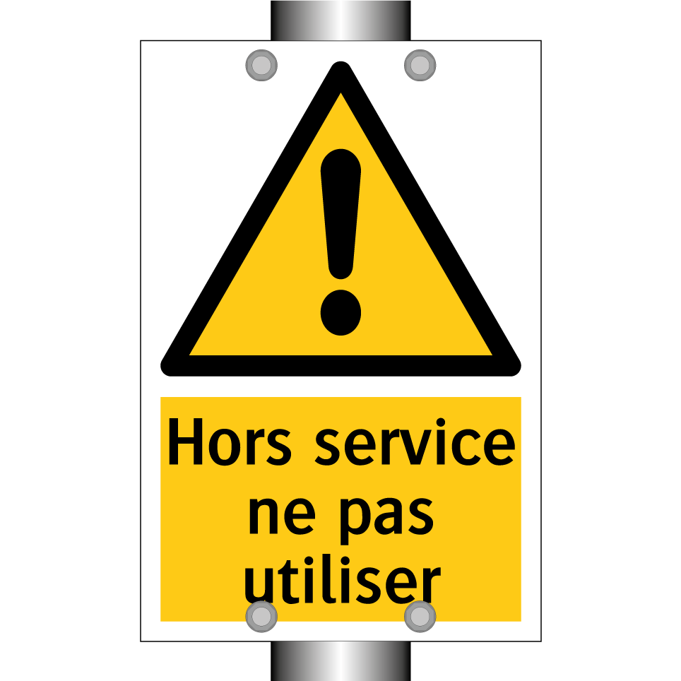 Hors service ne pas utiliser