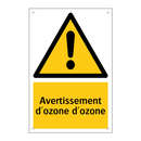 Avertissement d'ozone d'ozone