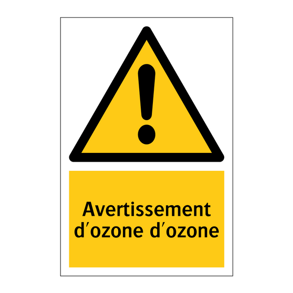 Avertissement d'ozone d'ozone
