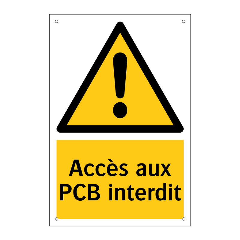Accès aux PCB interdit