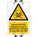 Déchets de PCB dangereux pour la santé Évitez d'inhaler la poussière de PCB