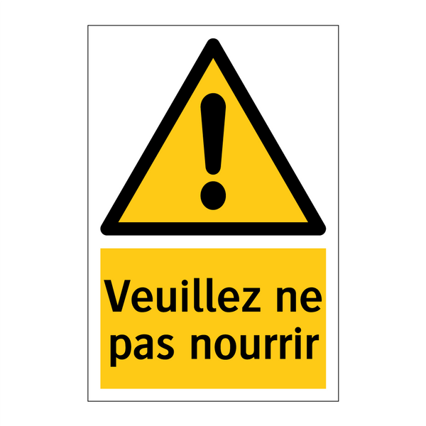 Veuillez ne pas nourrir