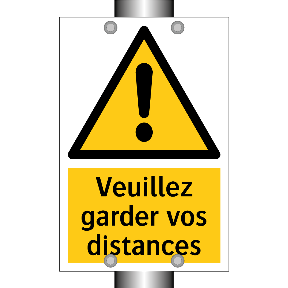 Veuillez garder vos distances