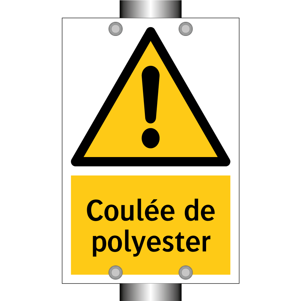 Coulée de polyester