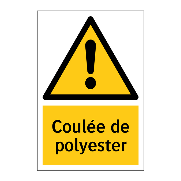 Coulée de polyester