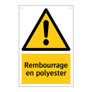 Rembourrage en polyester