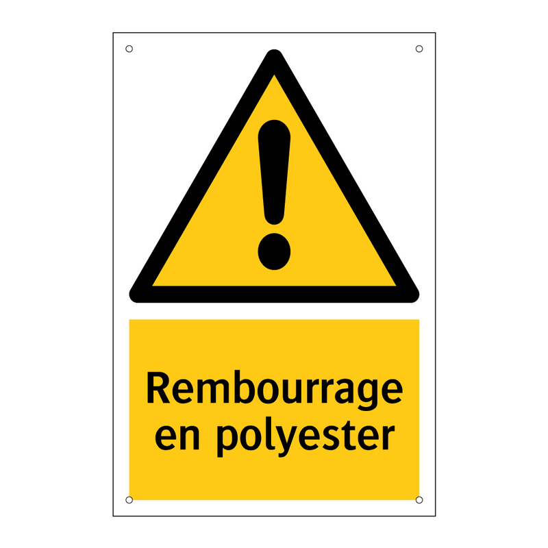 Rembourrage en polyester