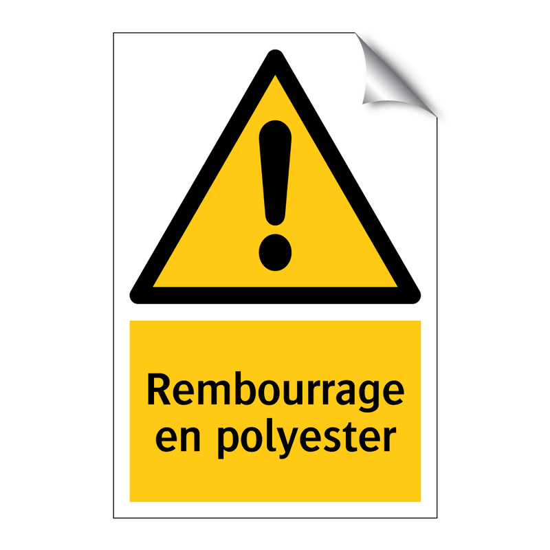 Rembourrage en polyester