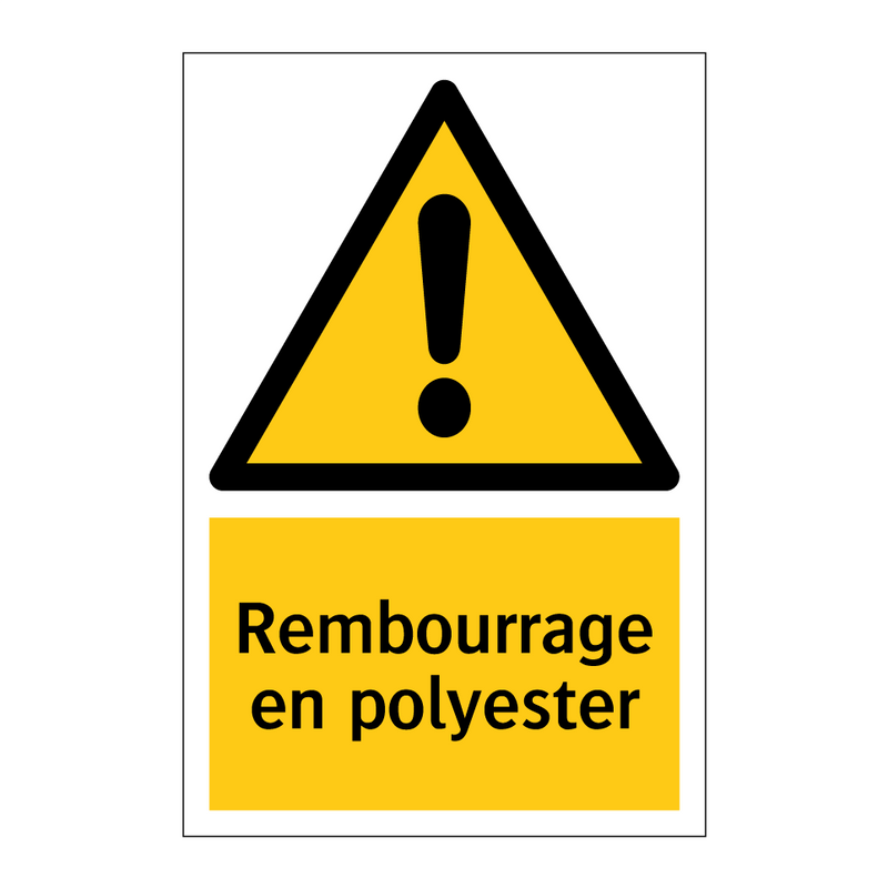 Rembourrage en polyester