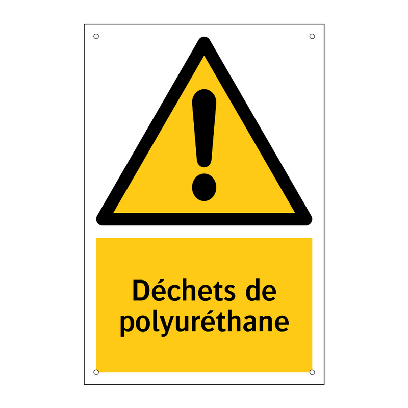 Déchets de polyuréthane