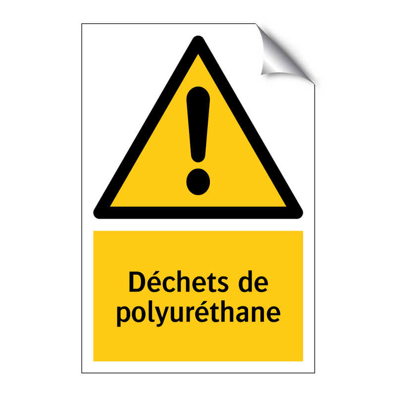 Déchets de polyuréthane