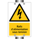 Rails d'alimentation sous tension