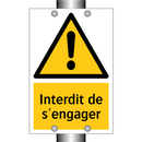 Interdit de s'engager