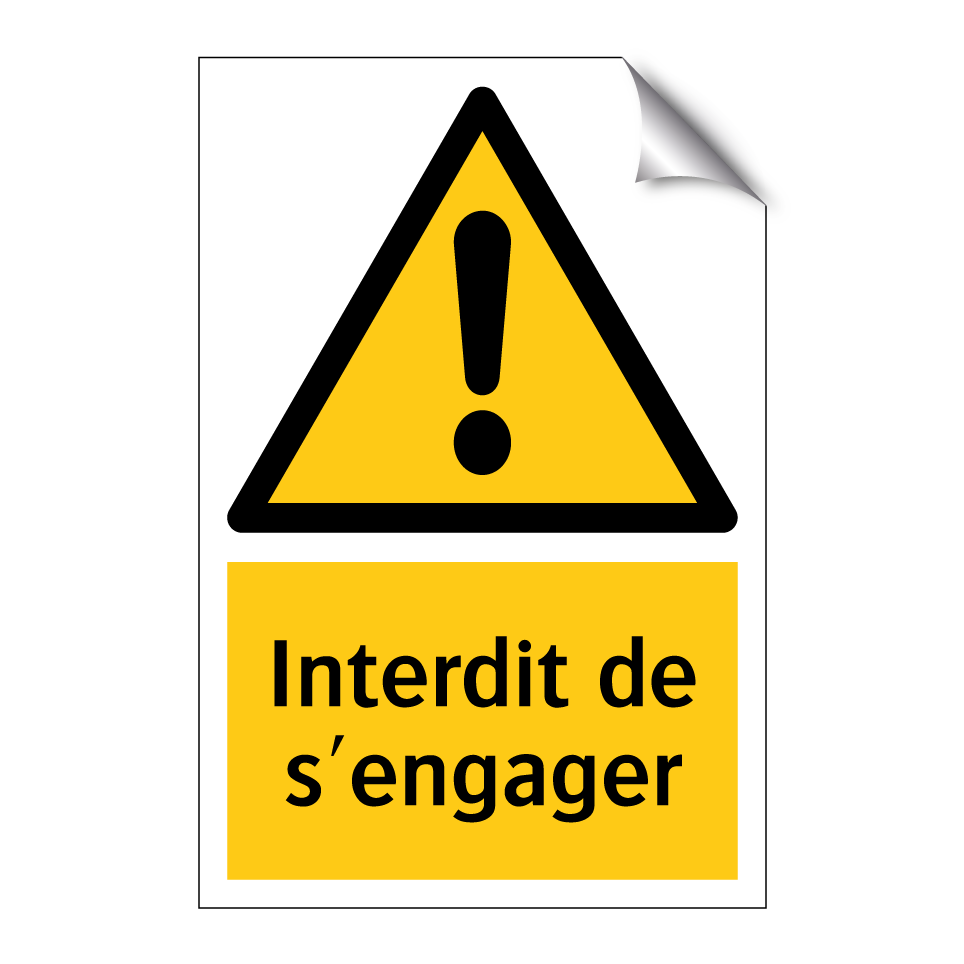 Interdit de s'engager