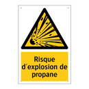 Risque d'explosion de propane