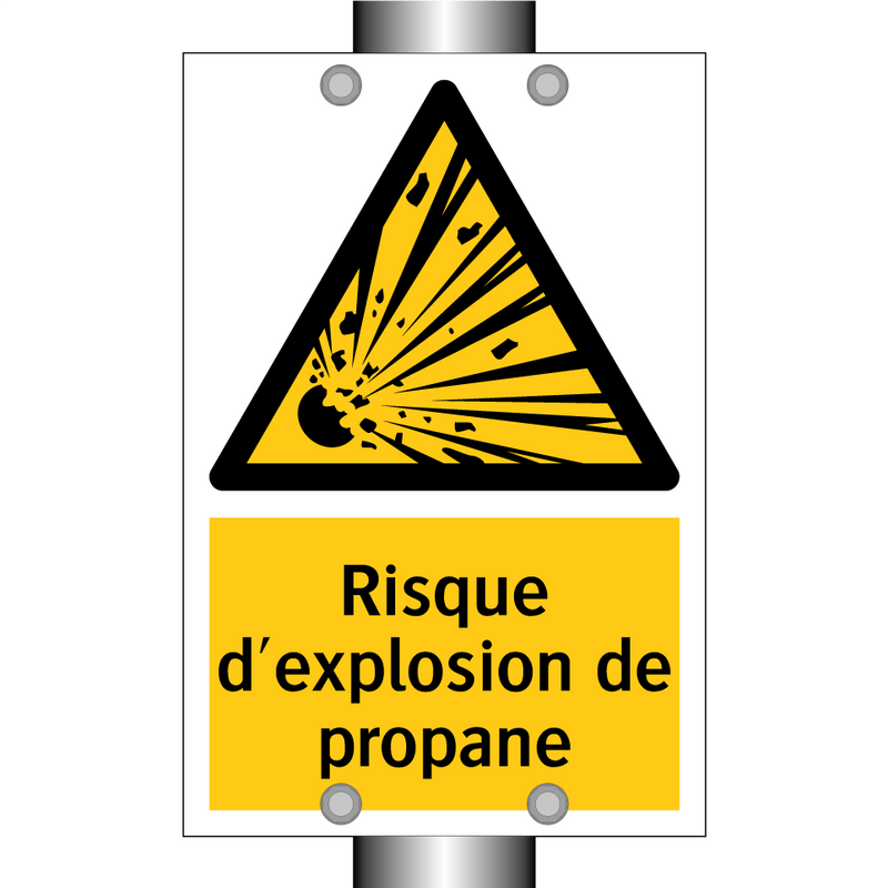 Risque d'explosion de propane