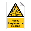 Risque d'explosion de propane
