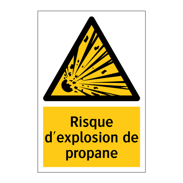Risque d'explosion de propane