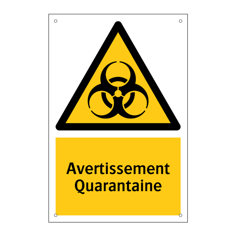 Avertissement Quarantaine