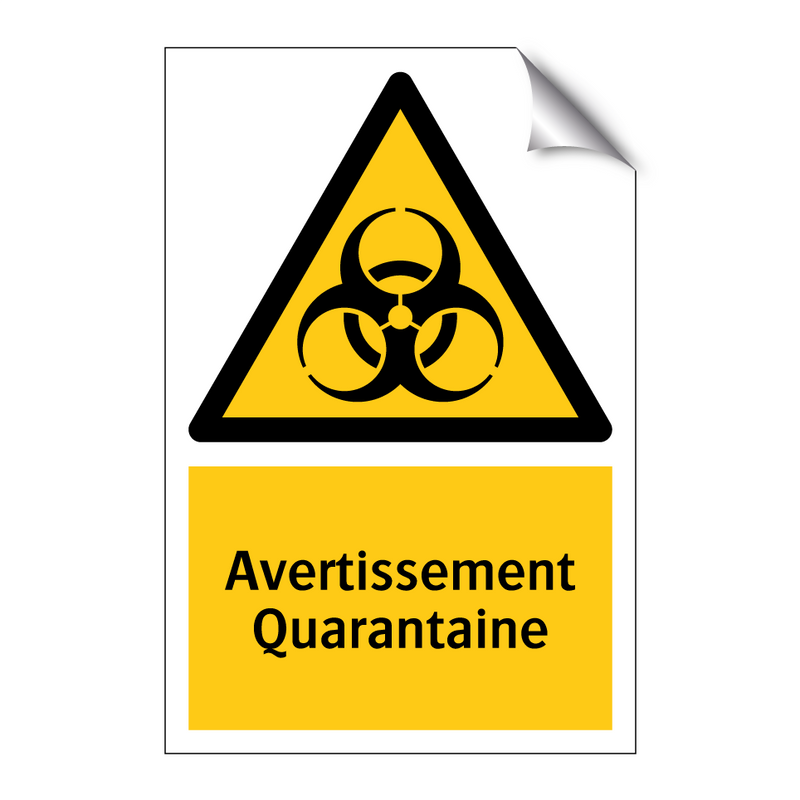Avertissement Quarantaine