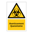 Avertissement Quarantaine