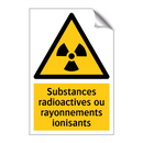 Substances radioactives ou rayonnements ionisants