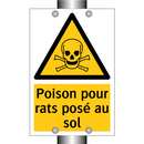 Poison pour rats posé au sol