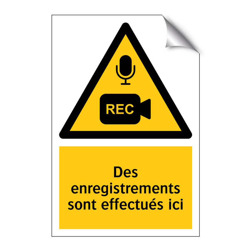 Des enregistrements sont effectués ici