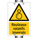Rouleaux rotatifs inversés